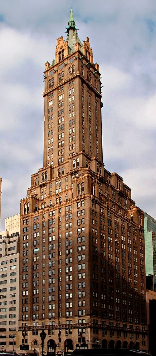 The Sherry Netherlands Hotel in New York City